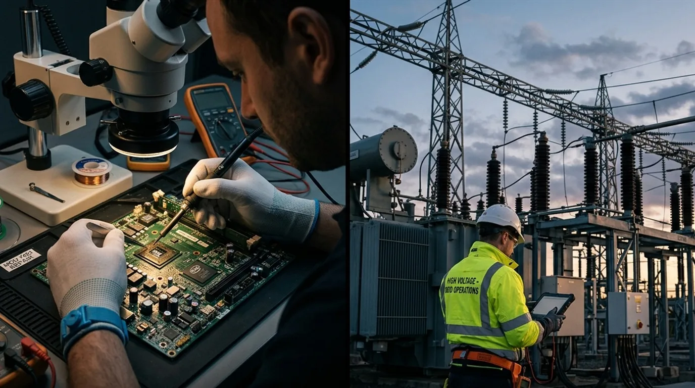 Eletrônica ou Eletrotécnica: Qual Curso Técnico Escolher para o Mercado Atual?